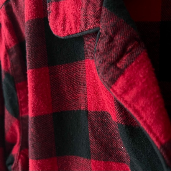 J.Crew Cotton Flannel Pajama Shirt Buffalo Check - Picture 5 of 10